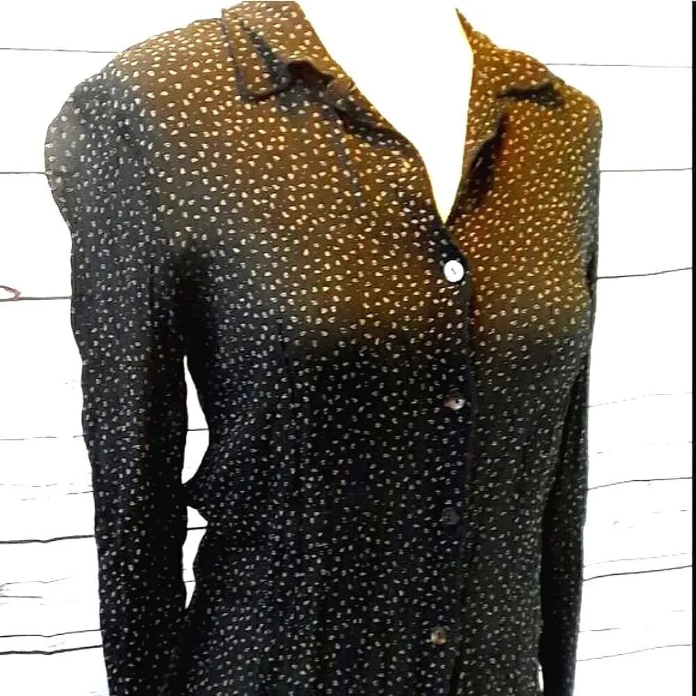 2/$20 J Jill Black Blouse Small